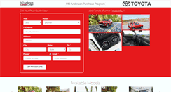 Desktop Screenshot of mdanderson.fredhaastoyota.com